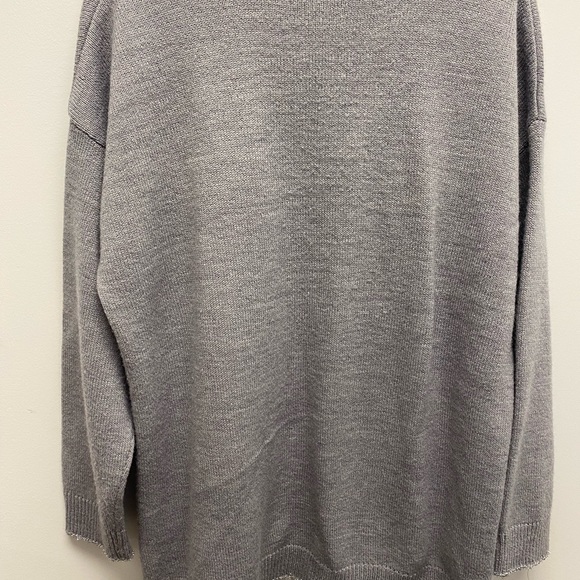 Gray Christmas Penguin Sweater Size 1x - Picture 6 of 6